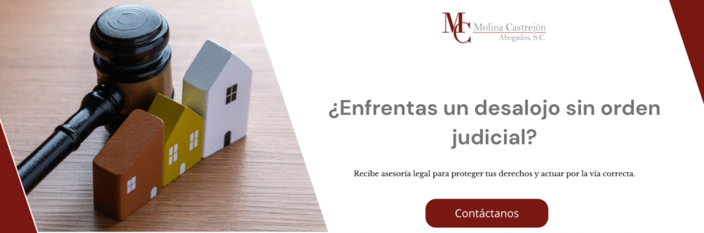 Desalojo sin orden judicial